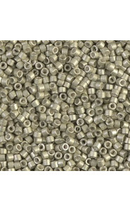 Miyuki delica Beads 11/0 - Galvanized semi-frosted aloe DB-1181
